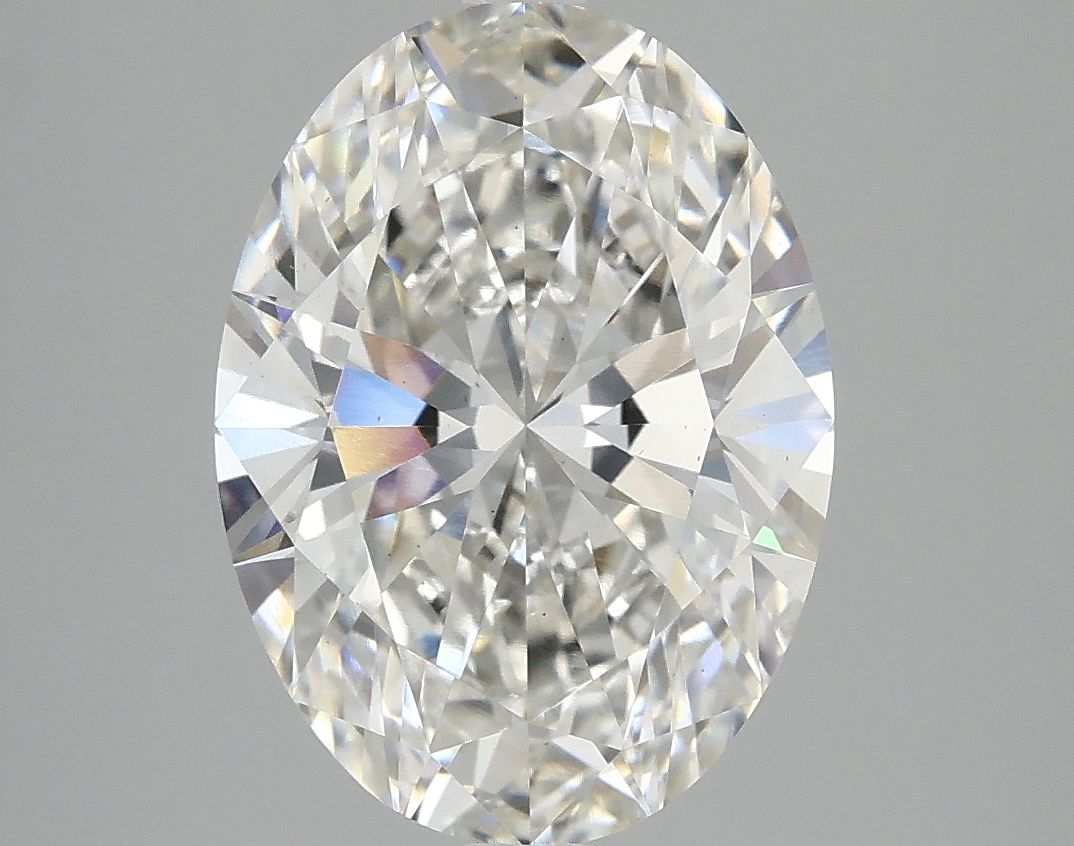 3.92 ct. oval Lab Grown Diamond front image