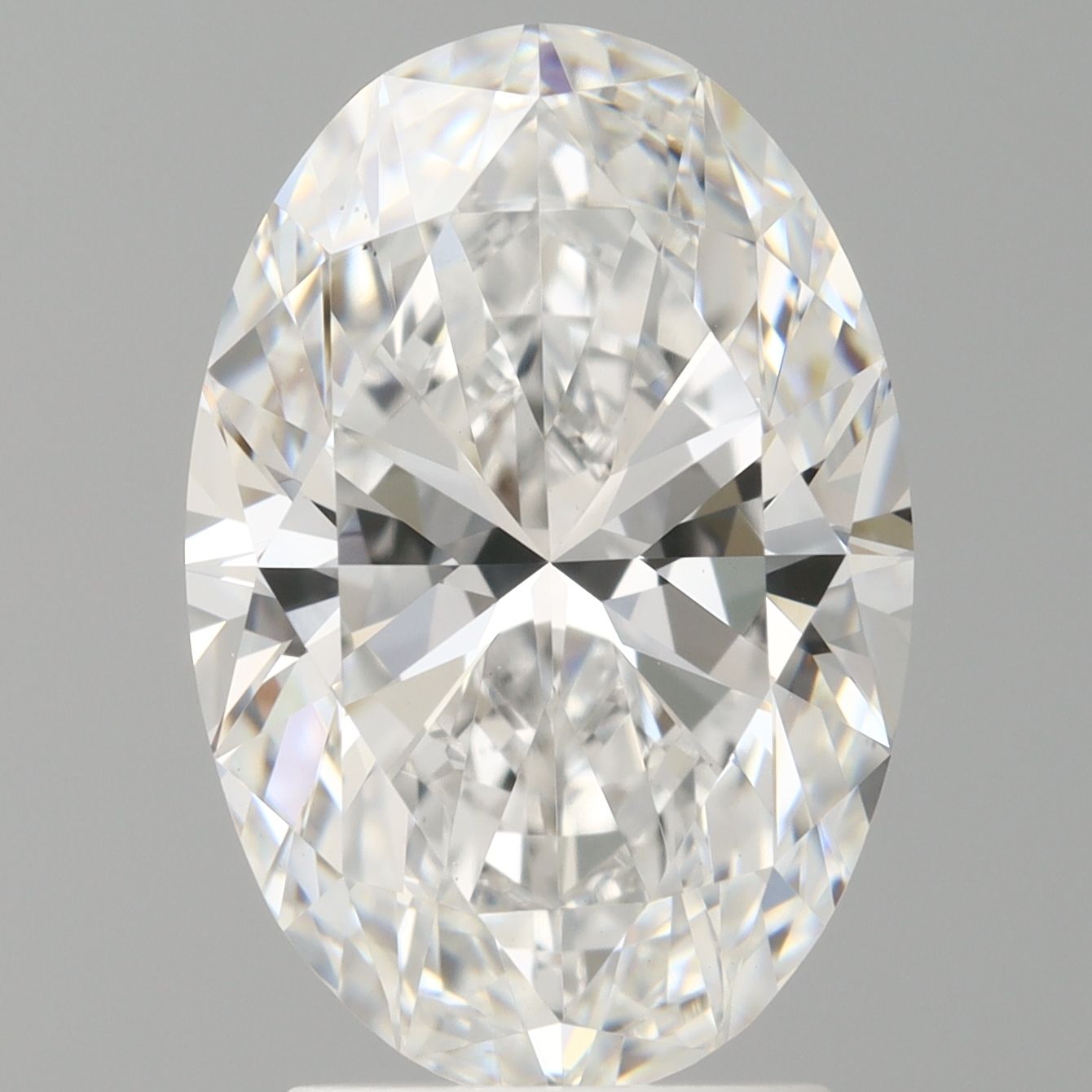3.01 ct. oval Lab Grown Diamond front image