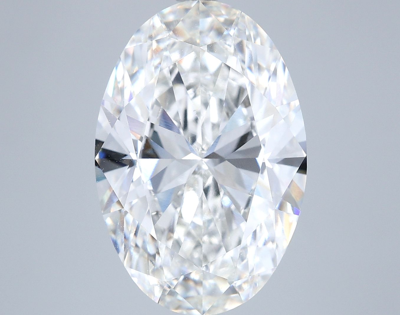 7.58 ct. oval Lab Grown Diamond front image