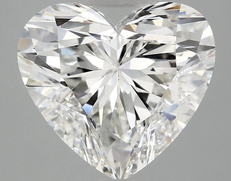 3.01 carat f VVS2 EX Cut IGI heart diamond
