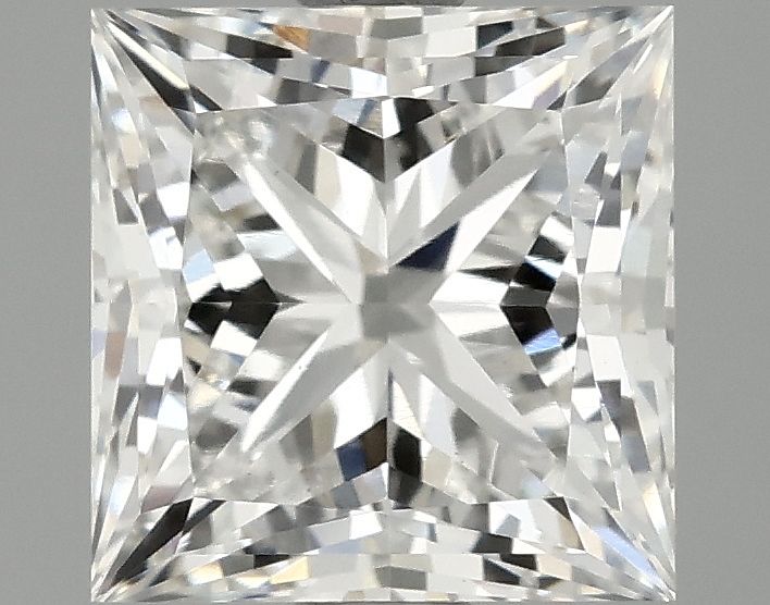 2.10 ct. princess Lab Grown Diamond front image