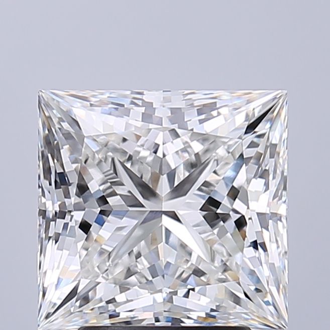 3.08 ct. princess Lab Grown Diamond front image