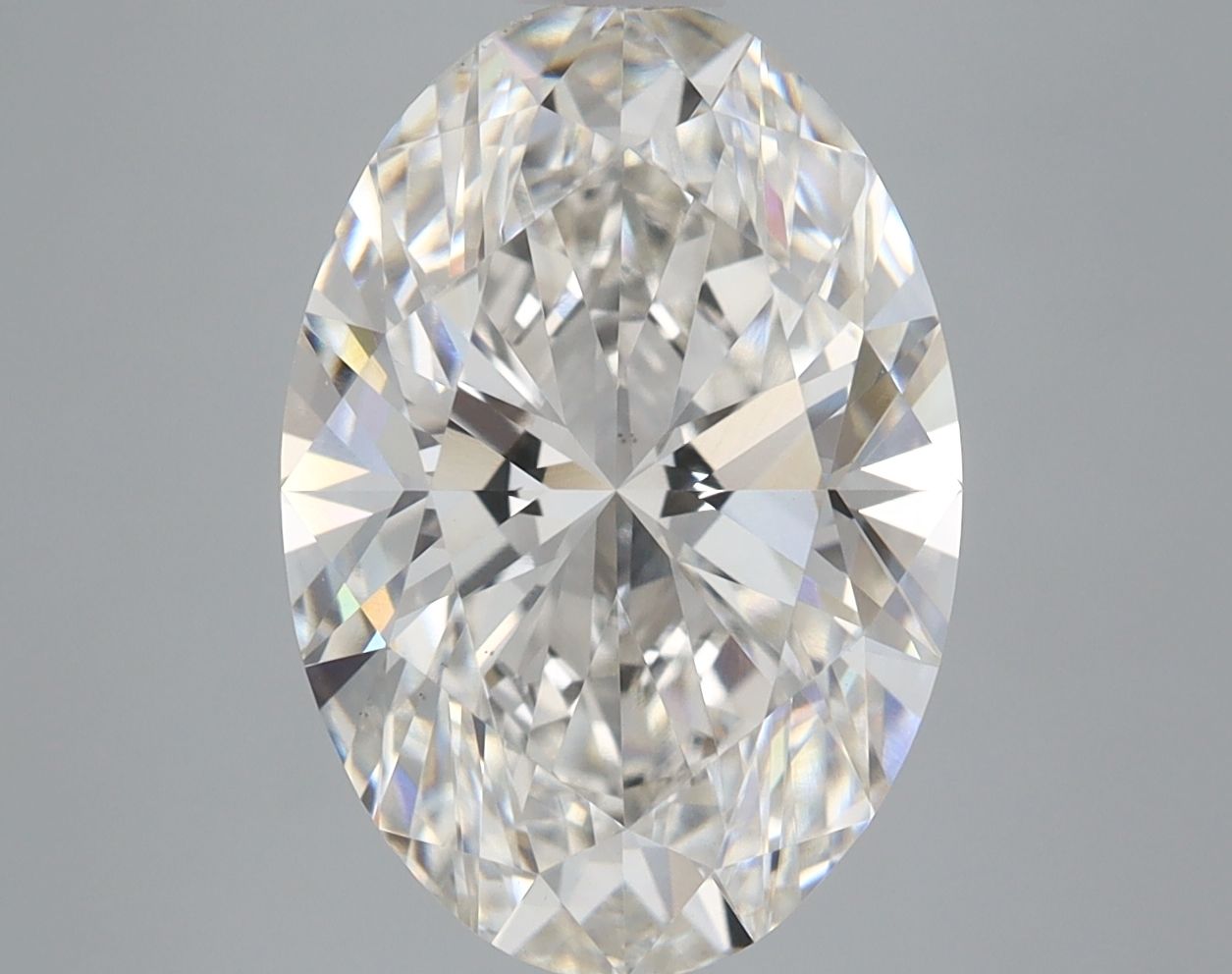 5.07 ct. oval Lab Grown Diamond front image