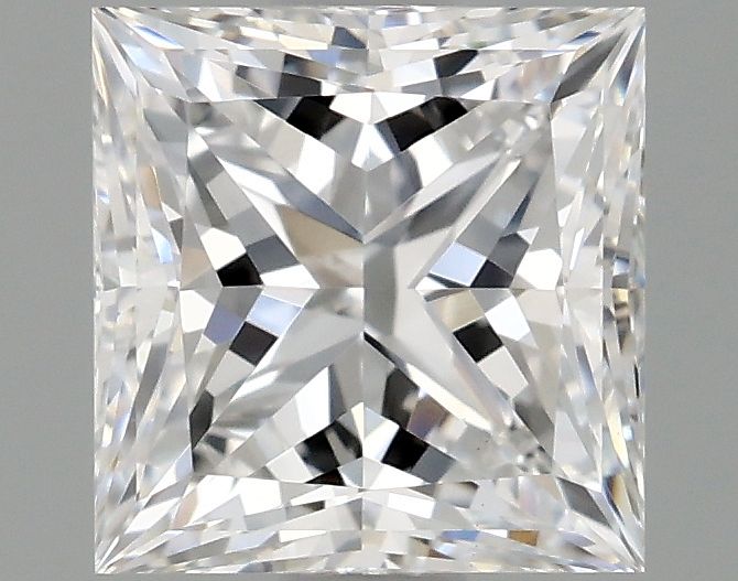 1.1 ct lab-grown Princess Diamond