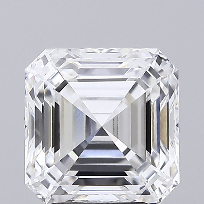 3.07 carat e VVS2 EX Cut IGI asscher diamond