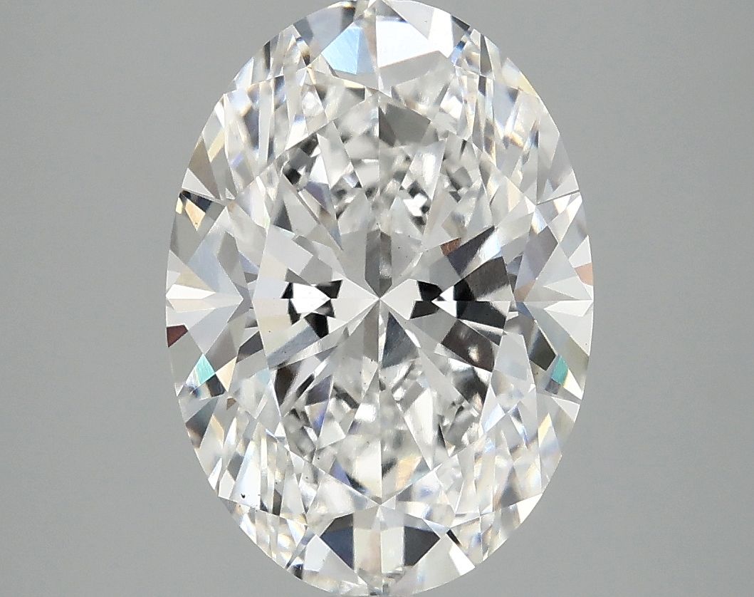 3.78 ct. oval Lab Grown Diamond front image