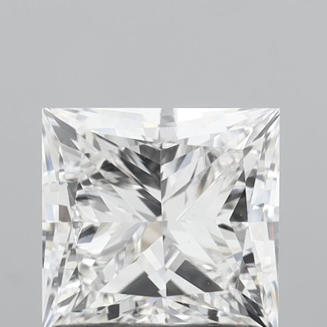 1 ct lab-grown Princess Diamond