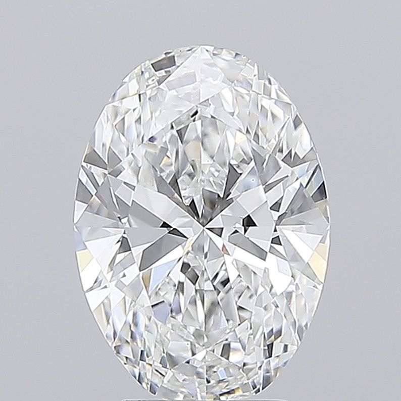4.07 ct. oval Lab Grown Diamond front image