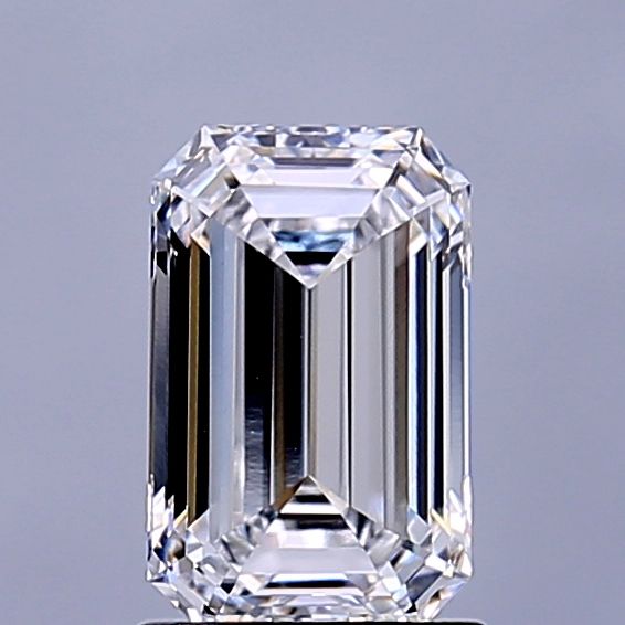 1.36 ct. emerald Lab Grown Diamond front image