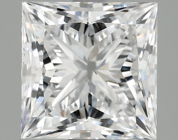 2.10 ct. princess Lab Grown Diamond front image