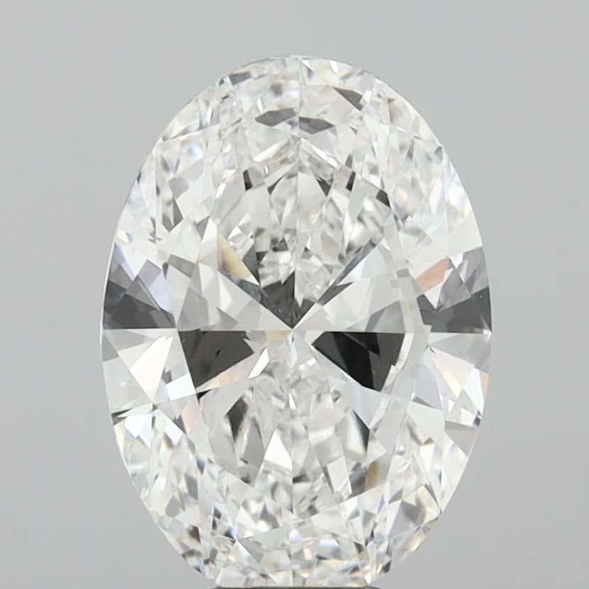 7.98 ct. oval Lab Grown Diamond front image