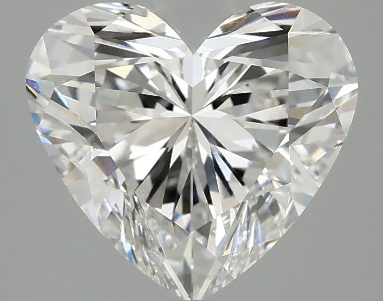 3.09 carat f VVS2 EX Cut IGI heart diamond