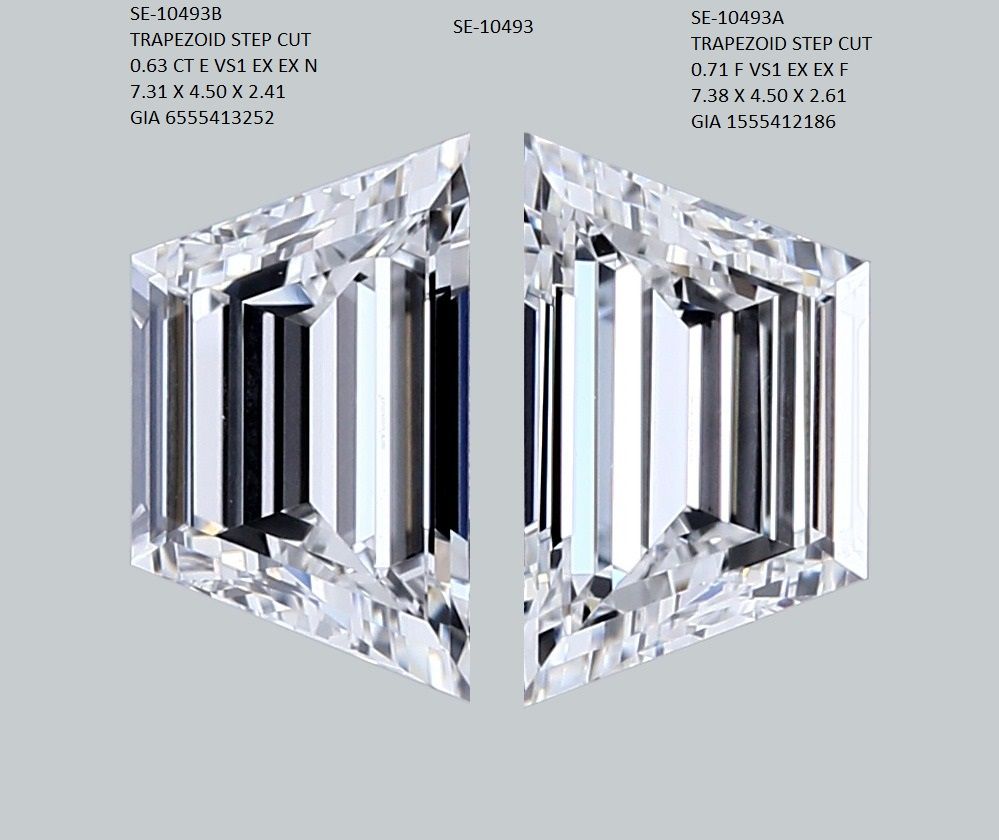 0.71 ct Trapezoid Diamond