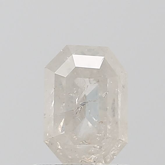 0.95 Carat Emerald Diamond Salt and Pepper VVS2