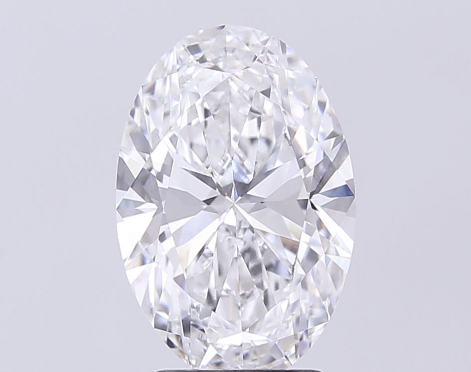 3.38 ct. oval Lab Grown Diamond front image
