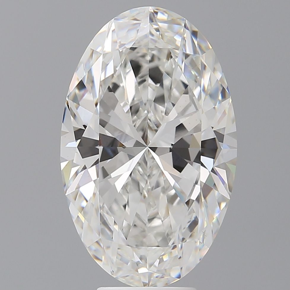 7.60 ct. oval Lab Grown Diamond front image