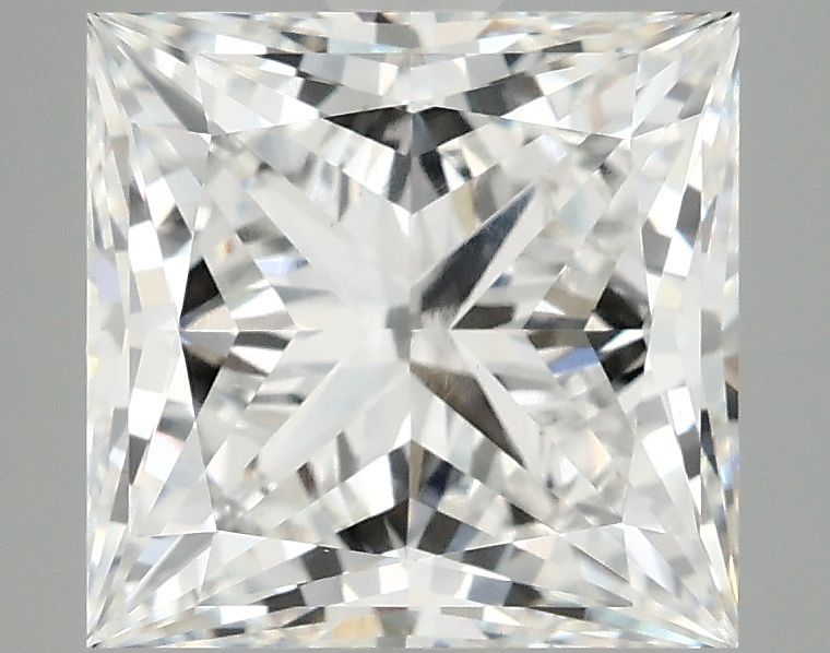 4.12 ct. princess Lab Grown Diamond front image