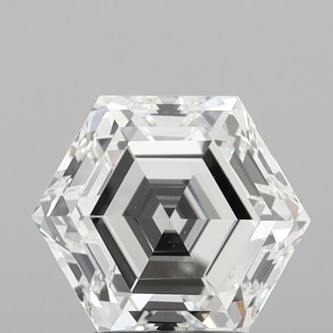 2.56 ct lab-grown Hexagonal Diamond