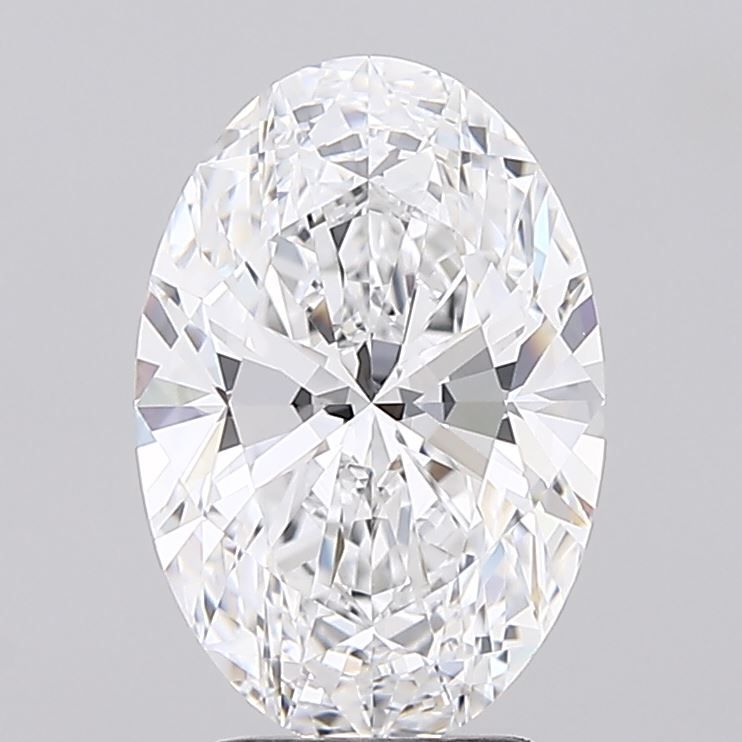 3.09 ct. oval Lab Grown Diamond front image