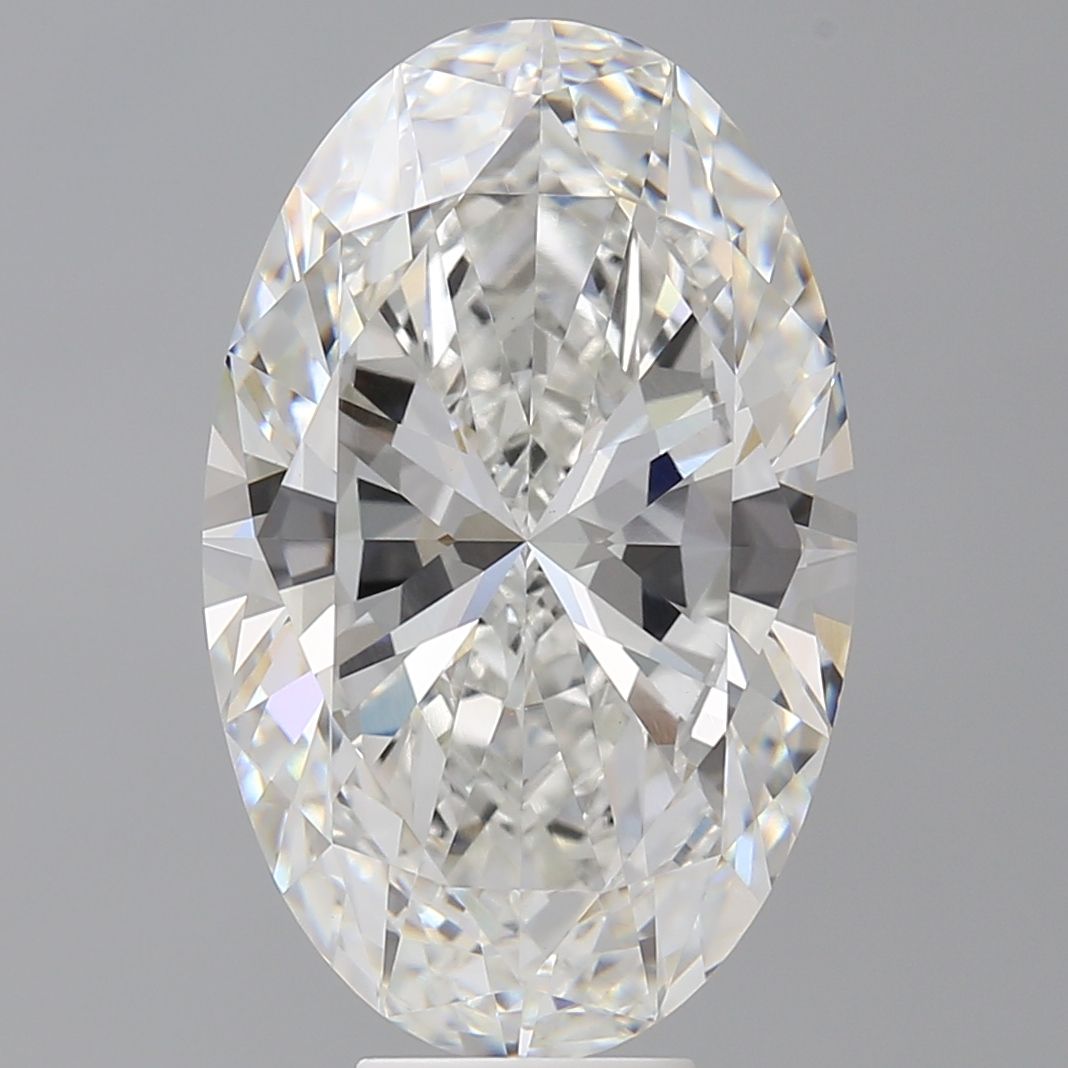 9.59 ct. oval Lab Grown Diamond front image