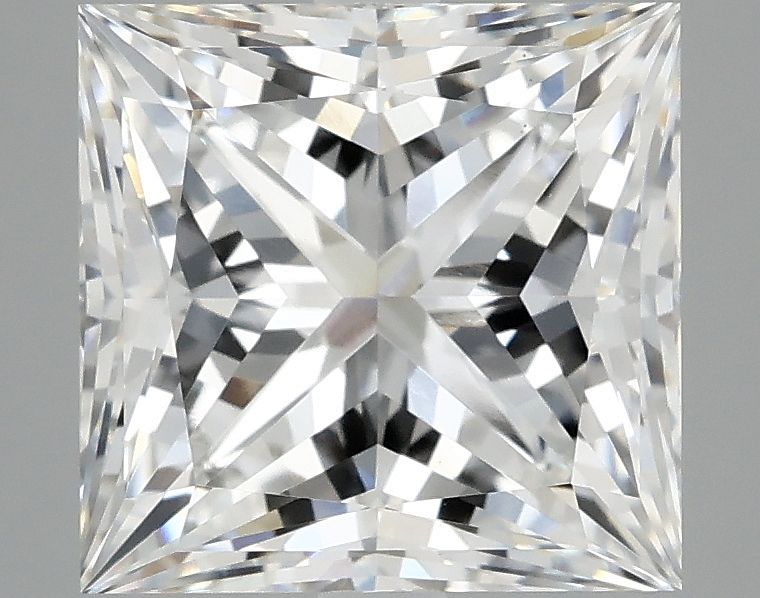 4.19 ct. princess Lab Grown Diamond front image