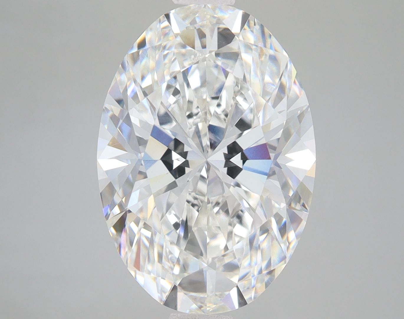 6.05 ct. oval Lab Grown Diamond front image