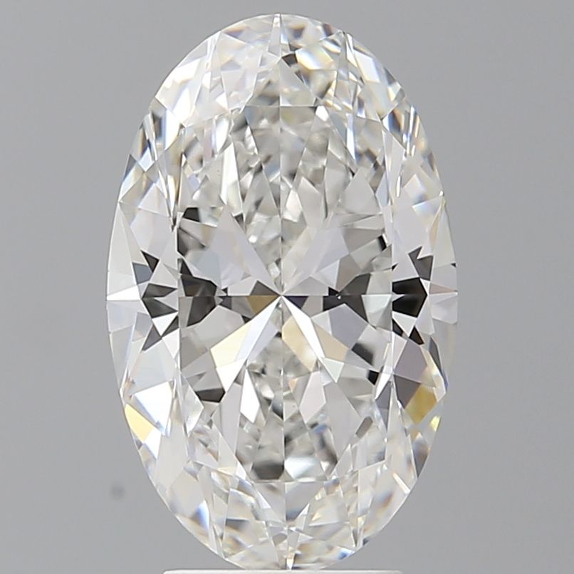 4.08 ct. oval Lab Grown Diamond front image