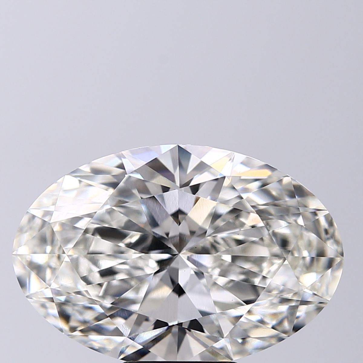 6.20 ct. oval Lab Grown Diamond front image