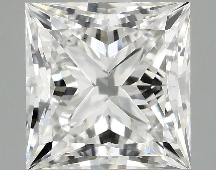 2.10 ct. princess Lab Grown Diamond front image