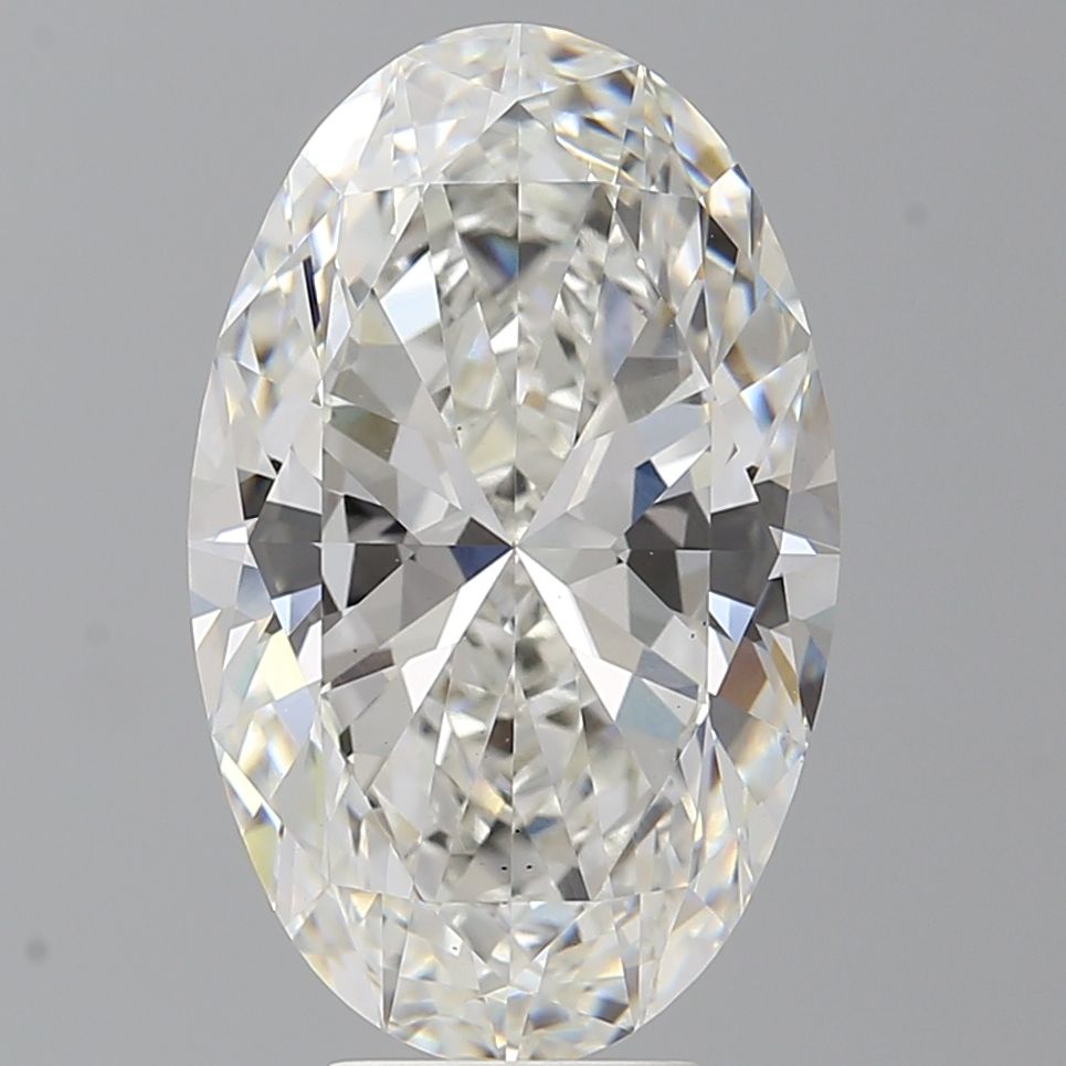 7.07 ct. oval Lab Grown Diamond front image
