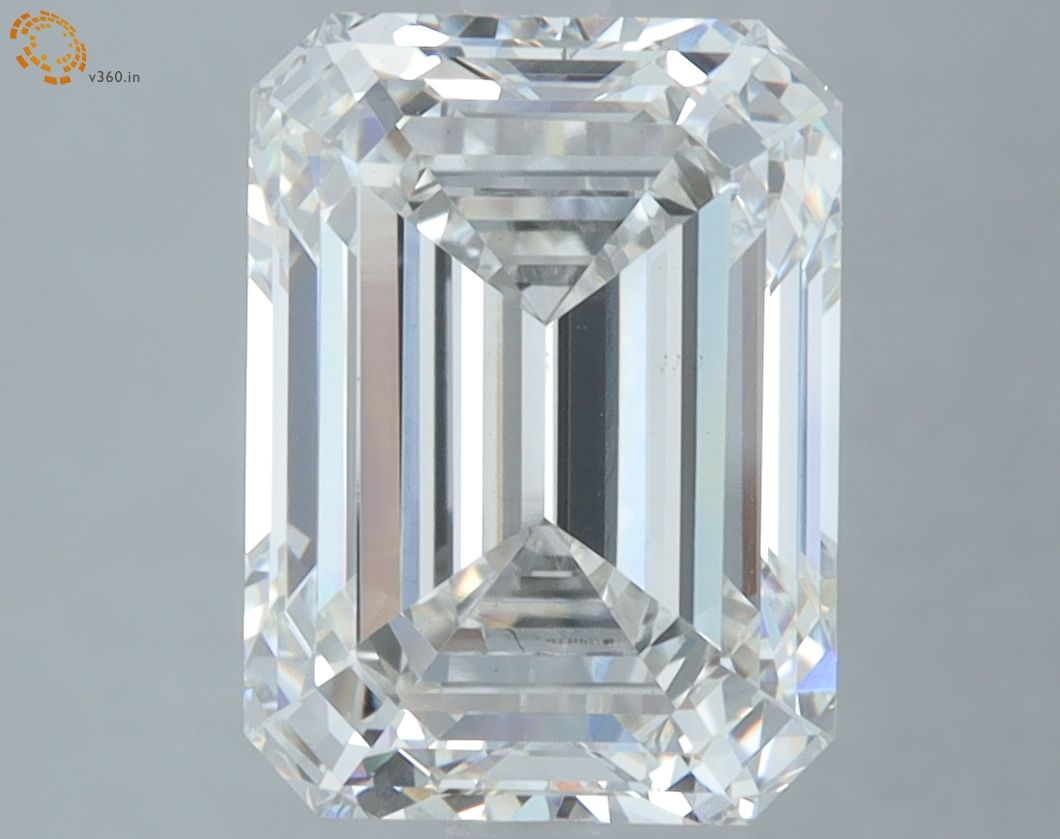 5.06 ct. emerald Lab Grown Diamond front image