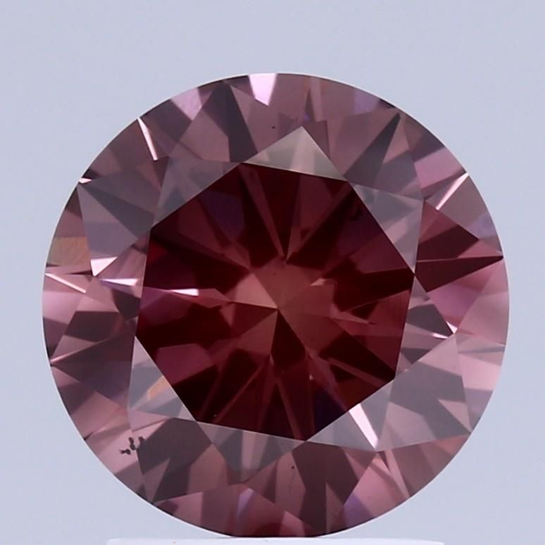 2.08ct Round PURPLE VS1