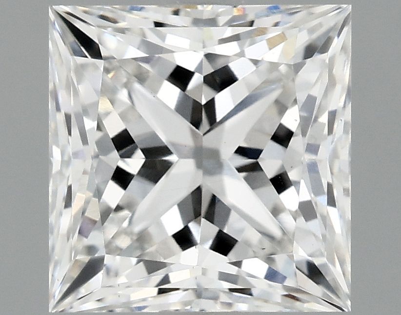 2.10 ct. princess Lab Grown Diamond front image