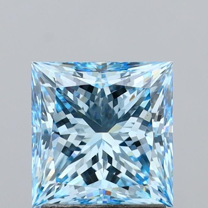 2.10 ct. princess Lab Grown Diamond front image