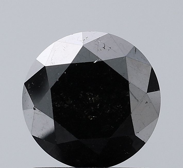 1.78 Carat Round Diamond Black VS2