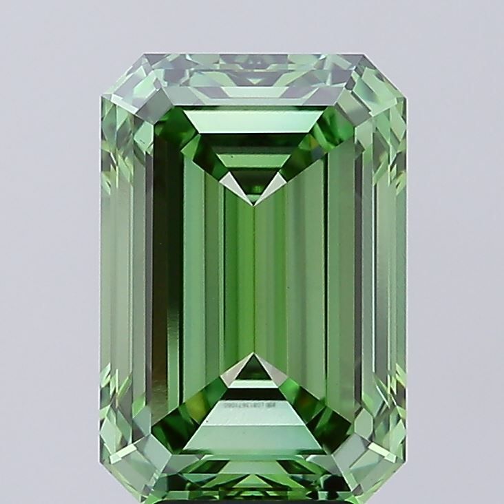 6.04 ct. emerald Lab Grown Diamond front image