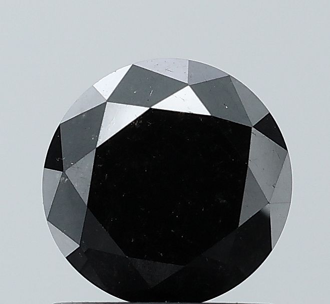 1.32 Carat Round Diamond Black VVS2