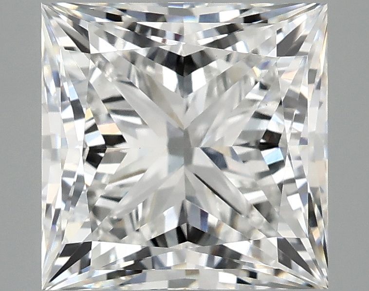 4.18 ct. princess Lab Grown Diamond front image