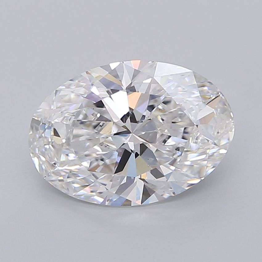 3.01 ct. oval Lab Grown Diamond front image