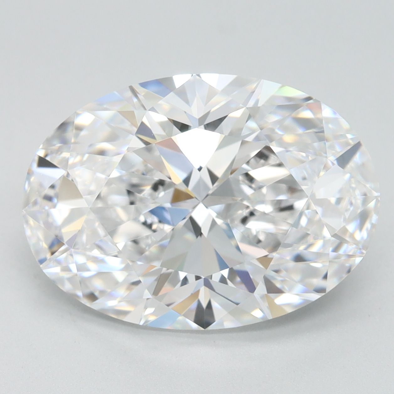 5.01 ct. oval Lab Grown Diamond front image