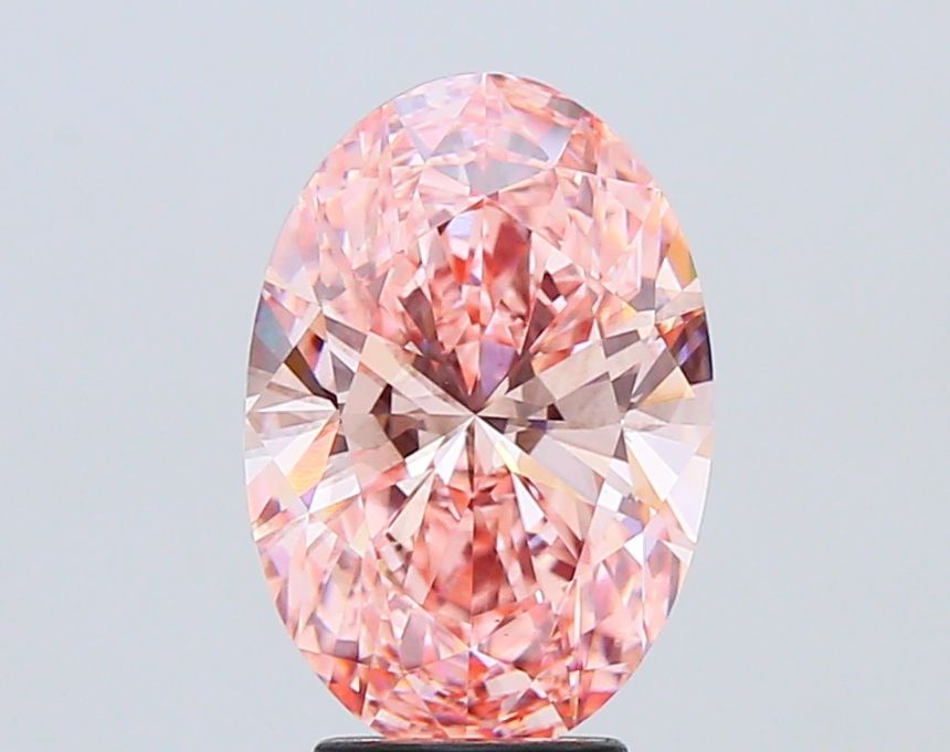 4.01 ct. oval Lab Grown Diamond front image