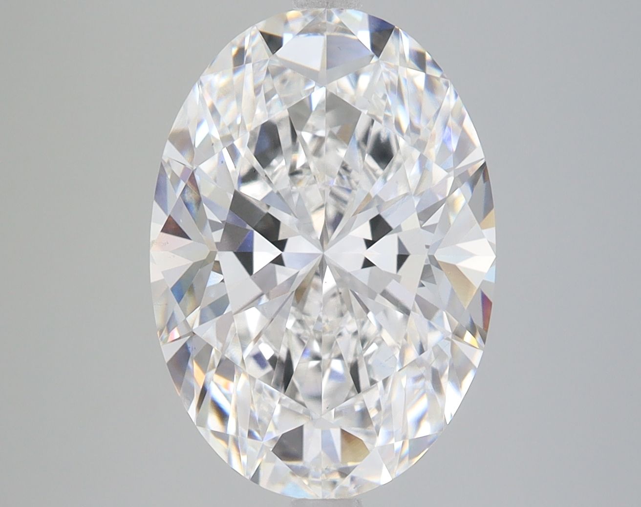 5.23 ct. oval Lab Grown Diamond front image