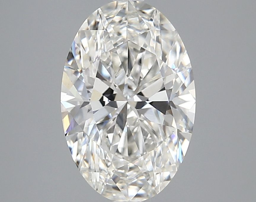 2.68 ct. oval Lab Grown Diamond front image