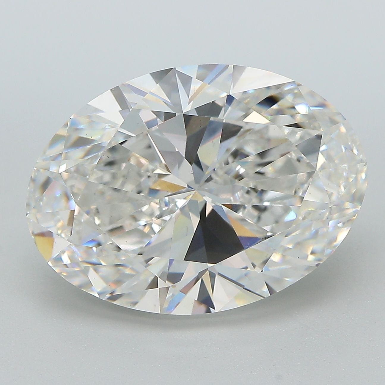 10.00 ct. oval Lab Grown Diamond front image