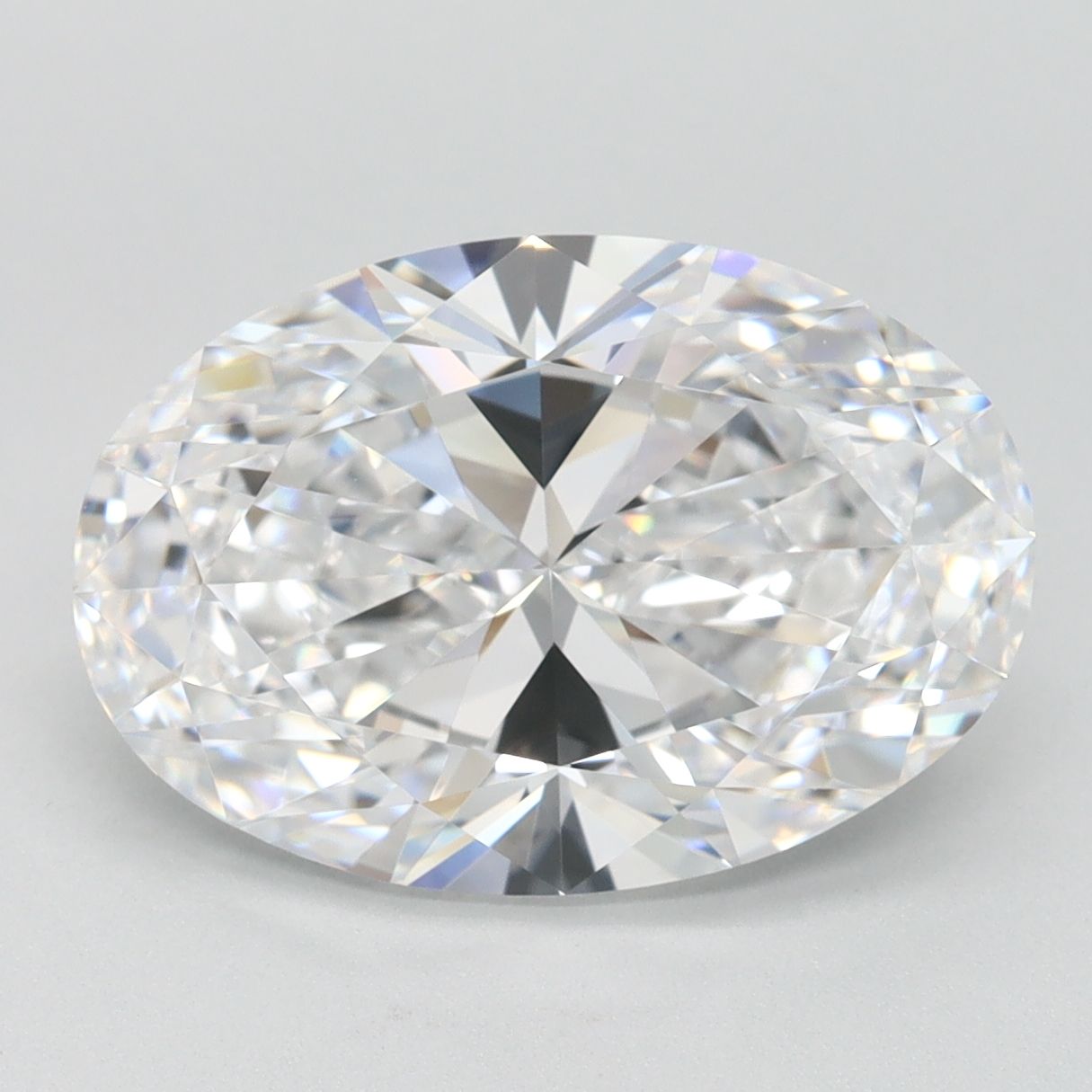 3.65 ct. oval Lab Grown Diamond front image