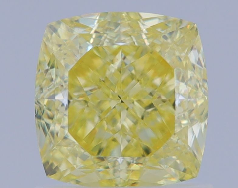 1.3 Carat Cushion brilliant Diamond Fancy  Yellow VS1