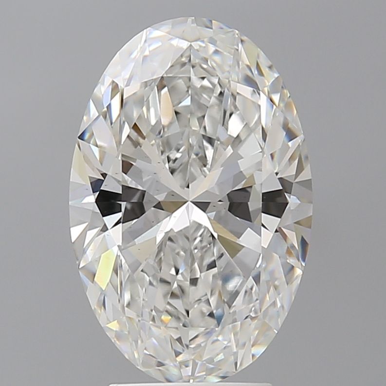 4.10 ct. oval Lab Grown Diamond front image