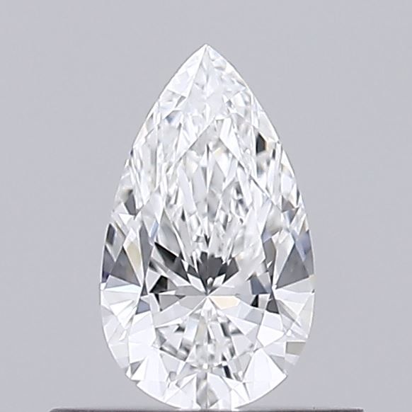 Diamant Poire 0.31 ct - Couleur F - Pureté VVS1
