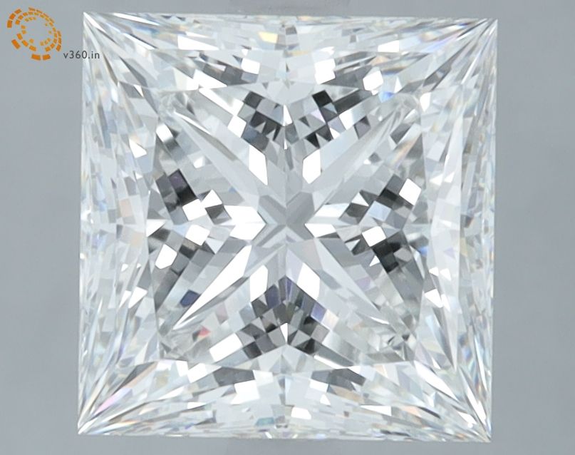 3.09 ct. princess Lab Grown Diamond front image