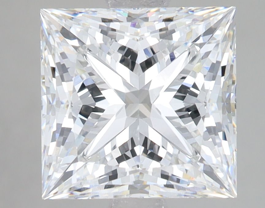 4.10 ct. princess Lab Grown Diamond front image